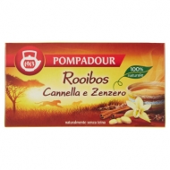 POMPADOUR INFUSO PZ.20 ROOIBOS CANNELLA ZENZERO